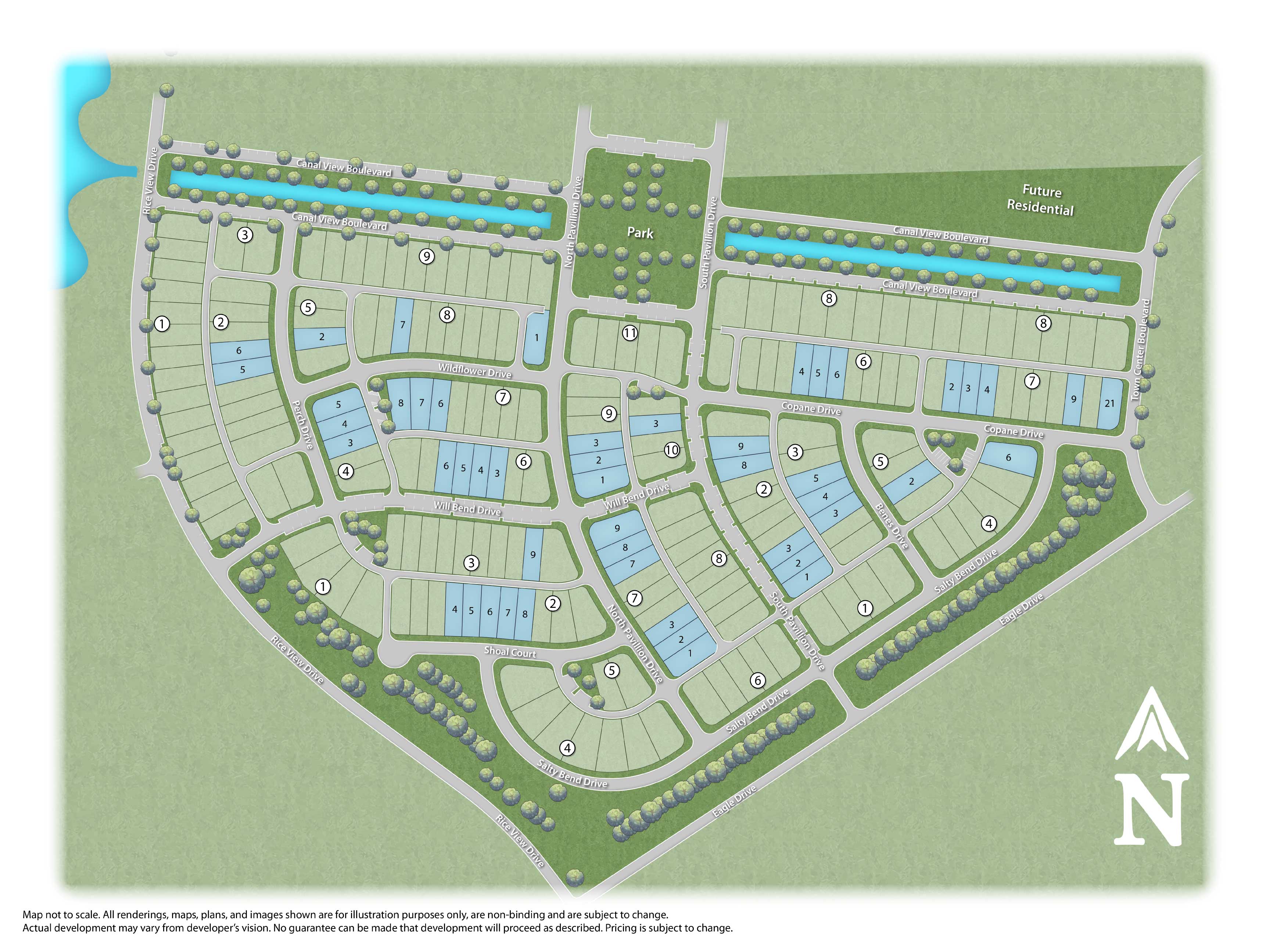 Riceland Site Plan