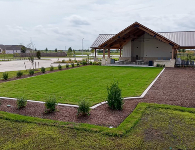 Aldeana Community Fun City Open-Air Pavilion Rosharon TX Autograph Homes