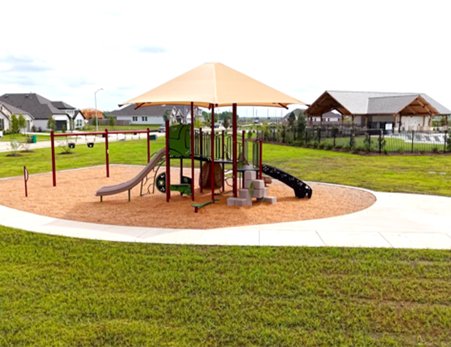 Aldeana Community Playground and Park Rosharon TX Autograph Homes