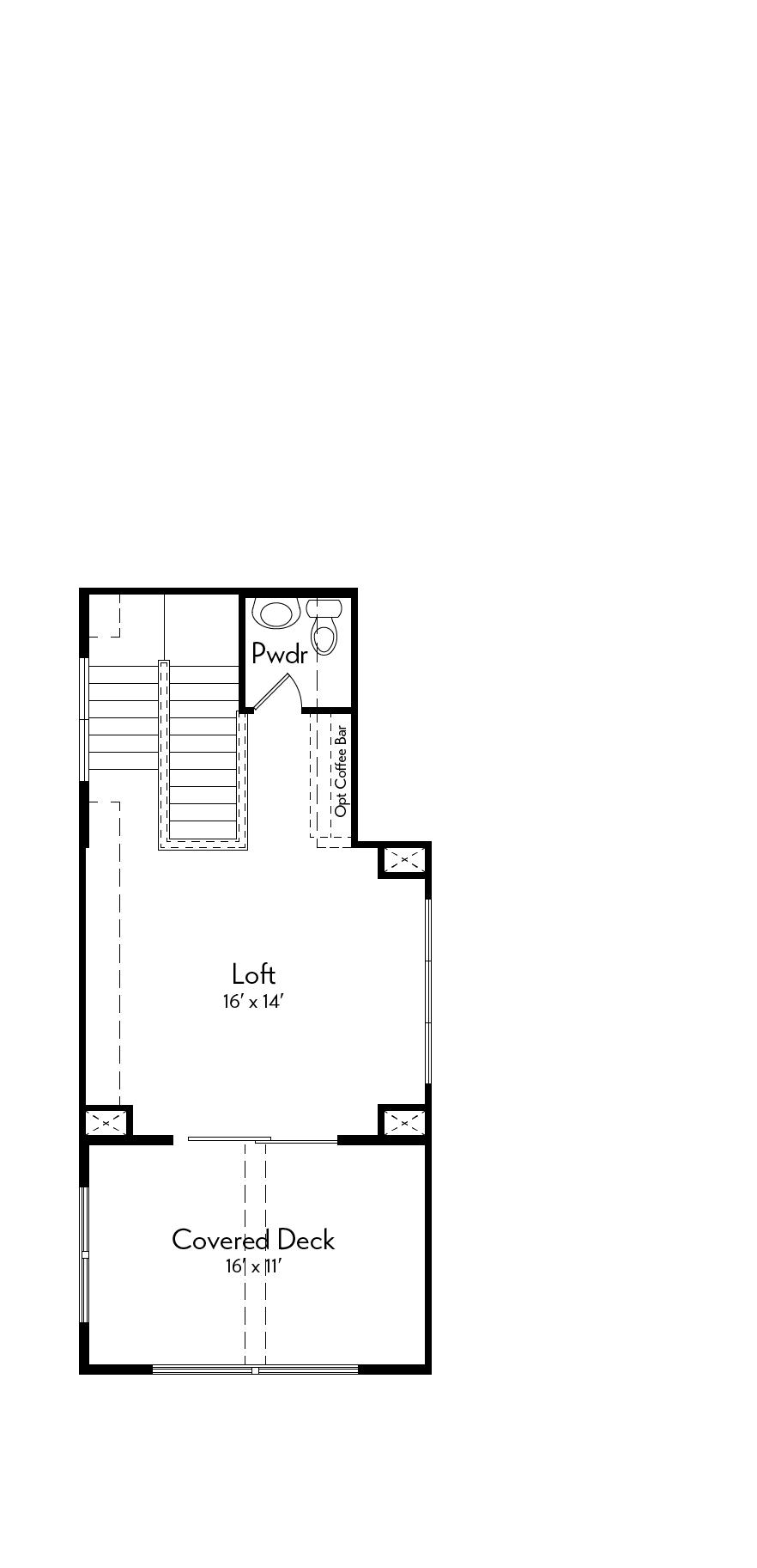 Alcott Floor Plan by Autograph Homes - 3rd Floor