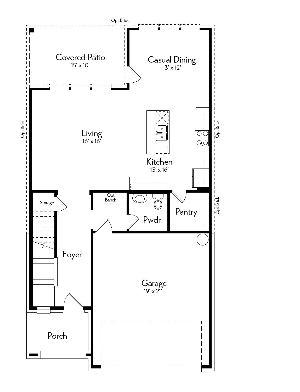 Angelina Floor Plan by Autograph Homes - 1st Floor