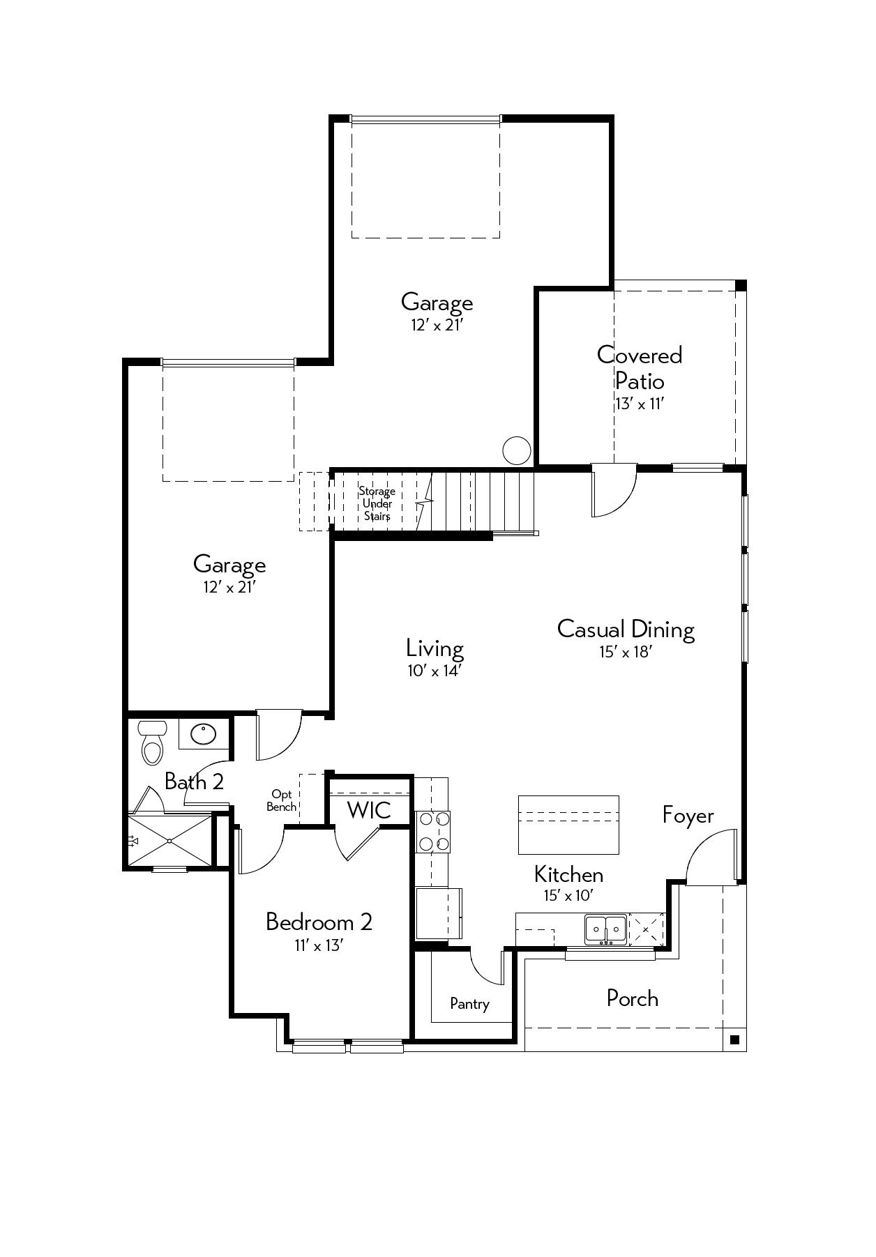 Aransas Floor Plan by Autograph Homes - 1st Floor