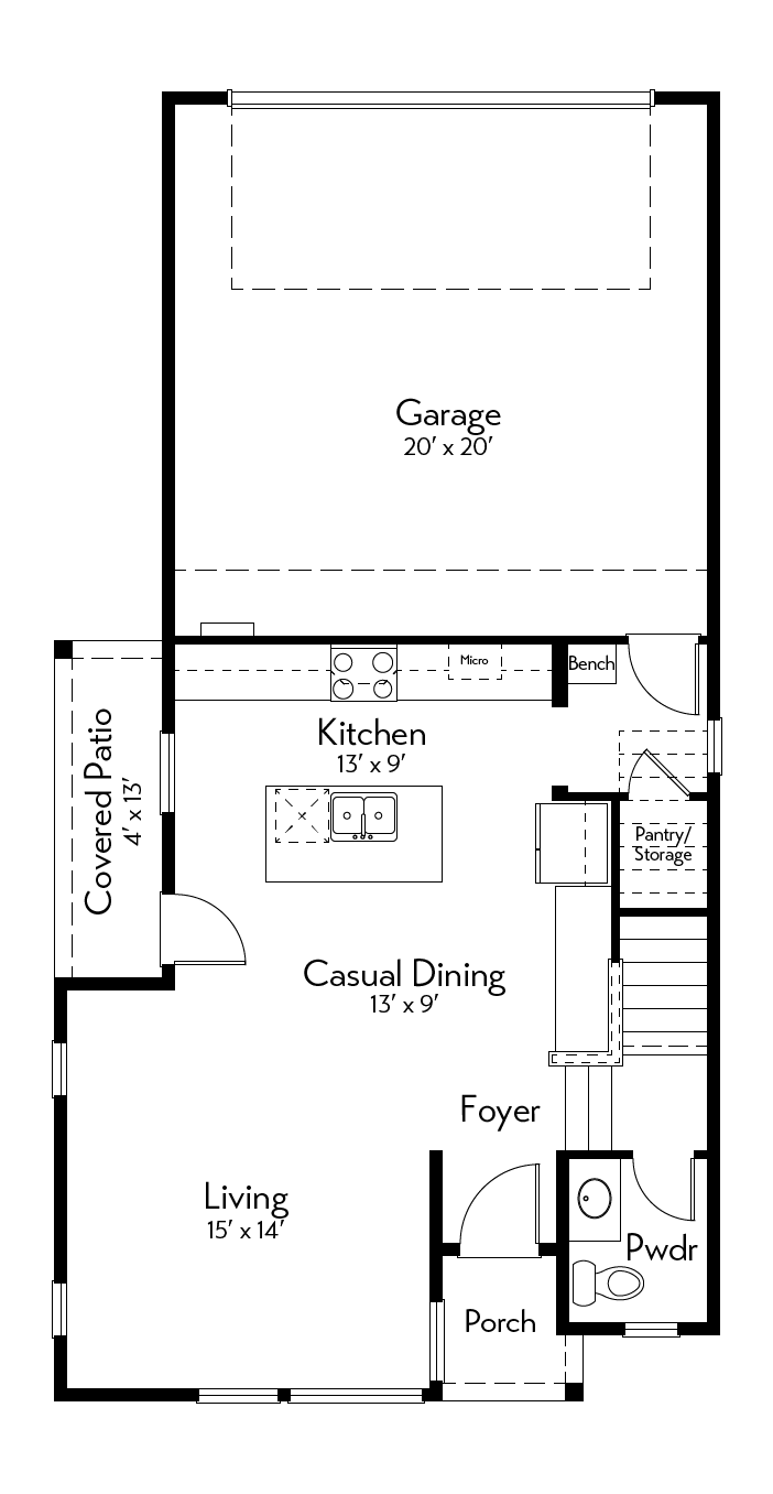 Avery Floor Plan by Autograph Homes - Right 1st Floor
