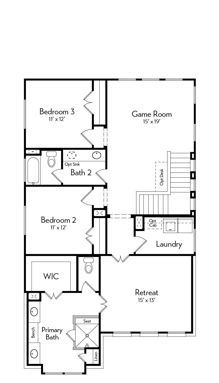 Blume Floor Plan by Autograph Homes - 2nd Floor