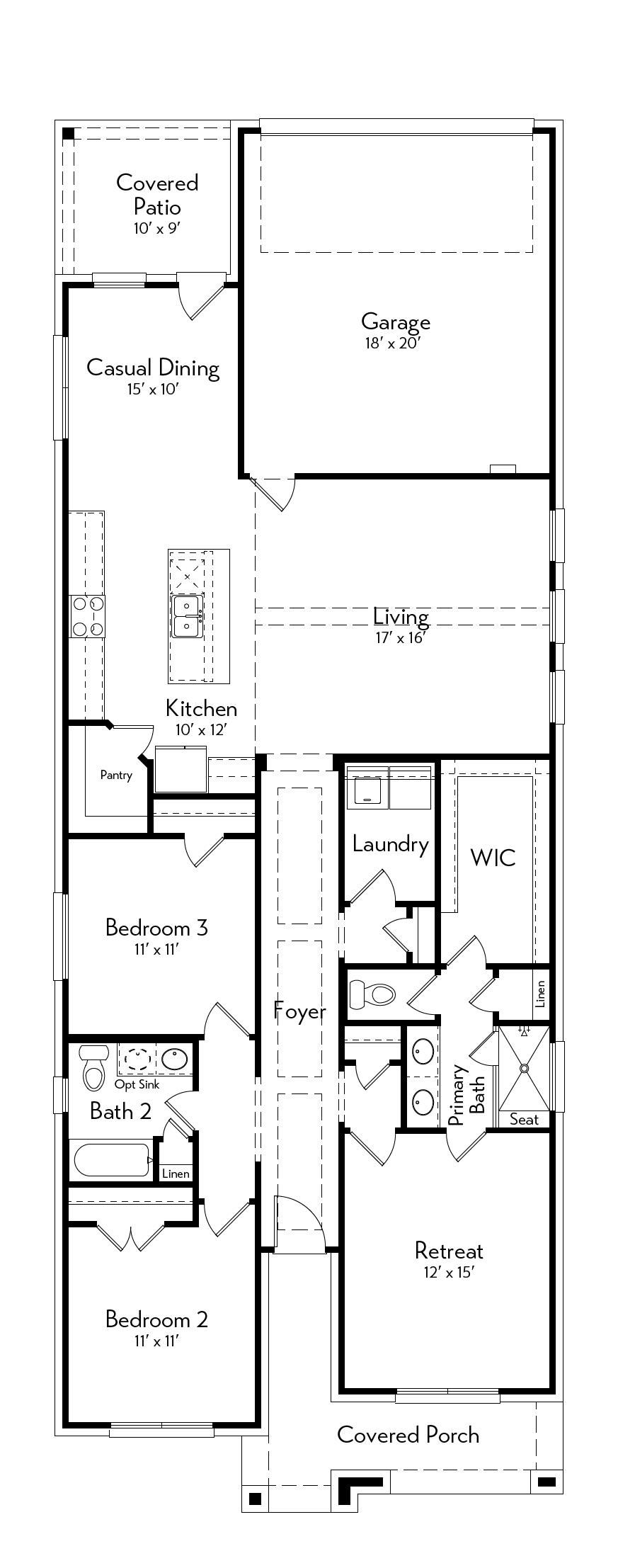 Carle Floor Plan by Autograph Homes - 