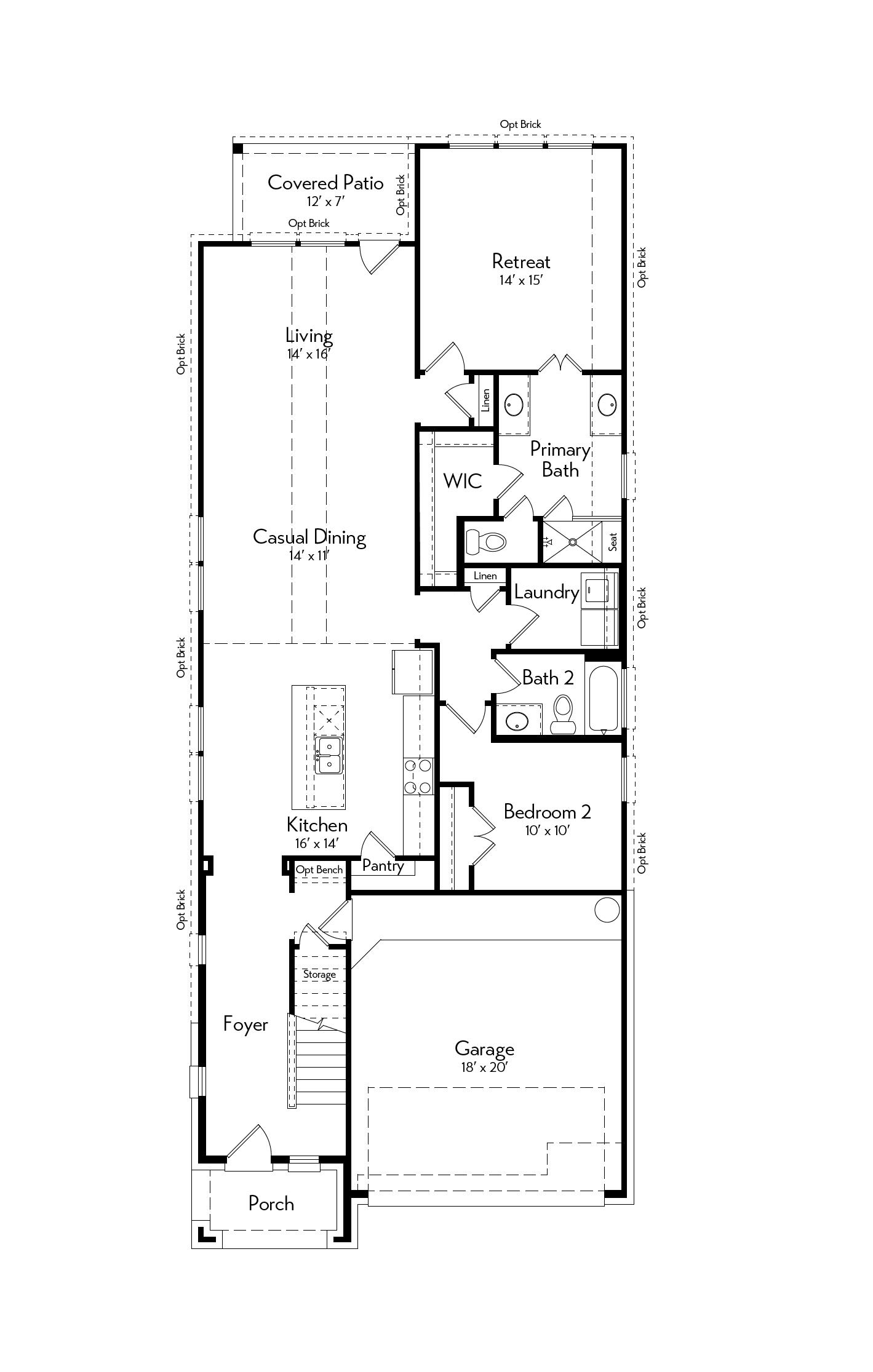 Childress Floor Plan by Autograph Homes - 1st Floor