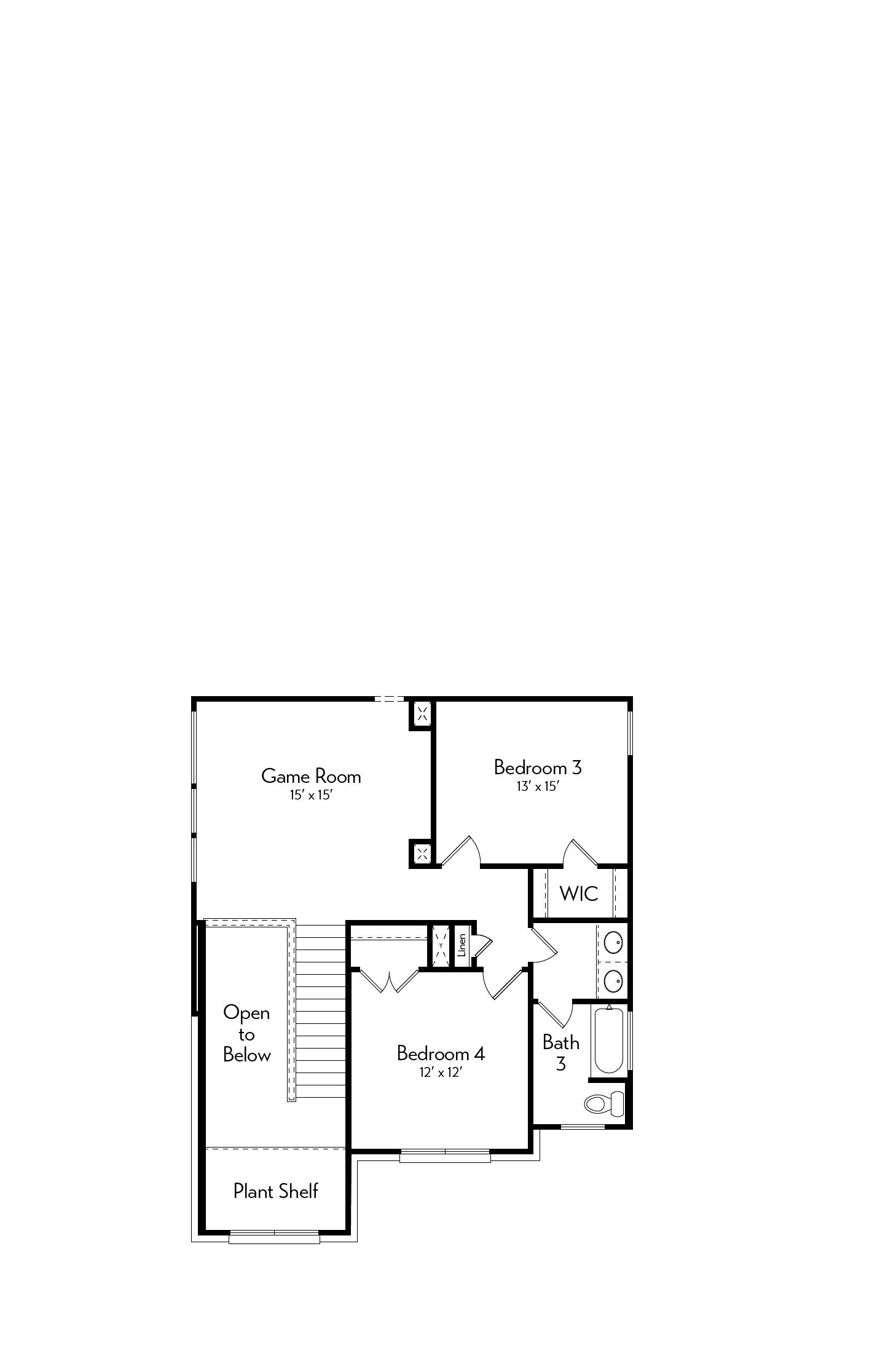 Childress Floor Plan by Autograph Homes - 2nd Floor
