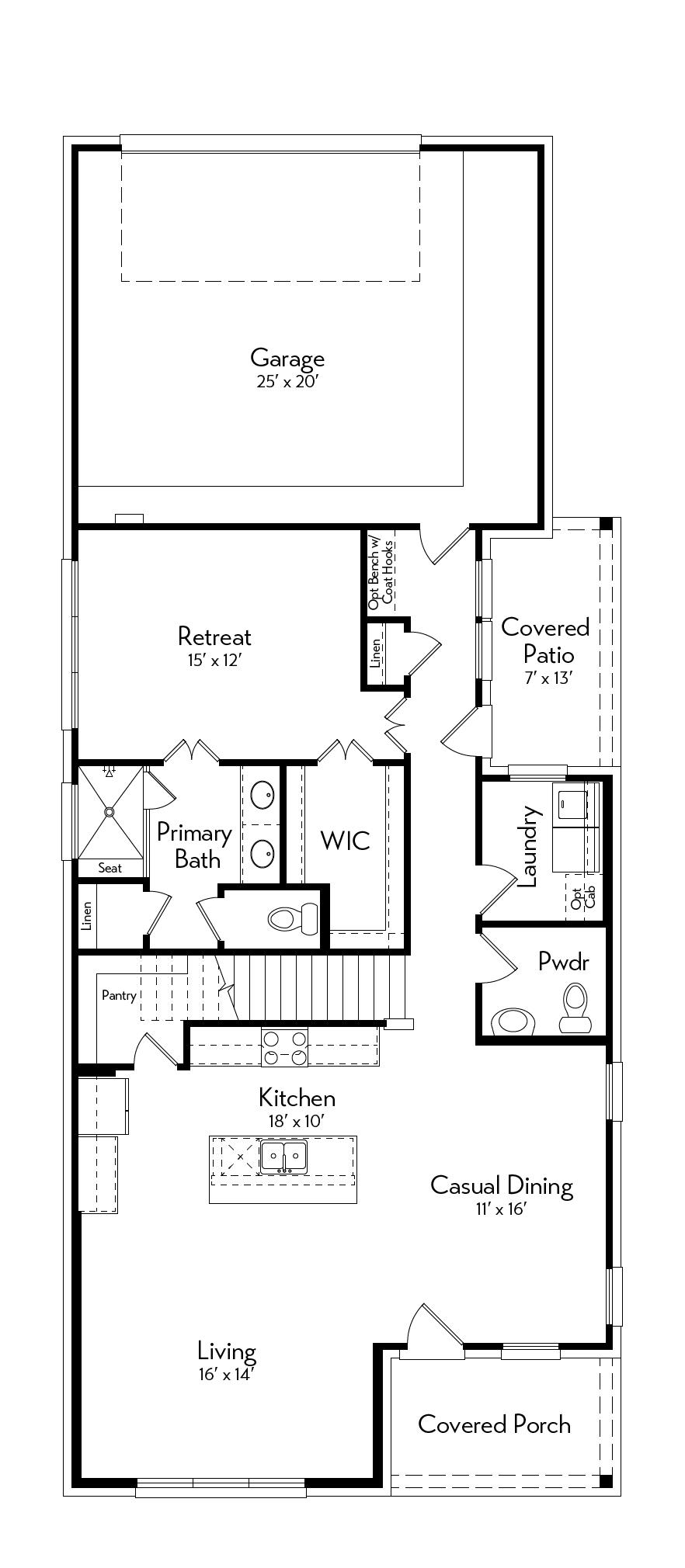 Cleary Floor Plan by Autograph Homes - 1st Floor