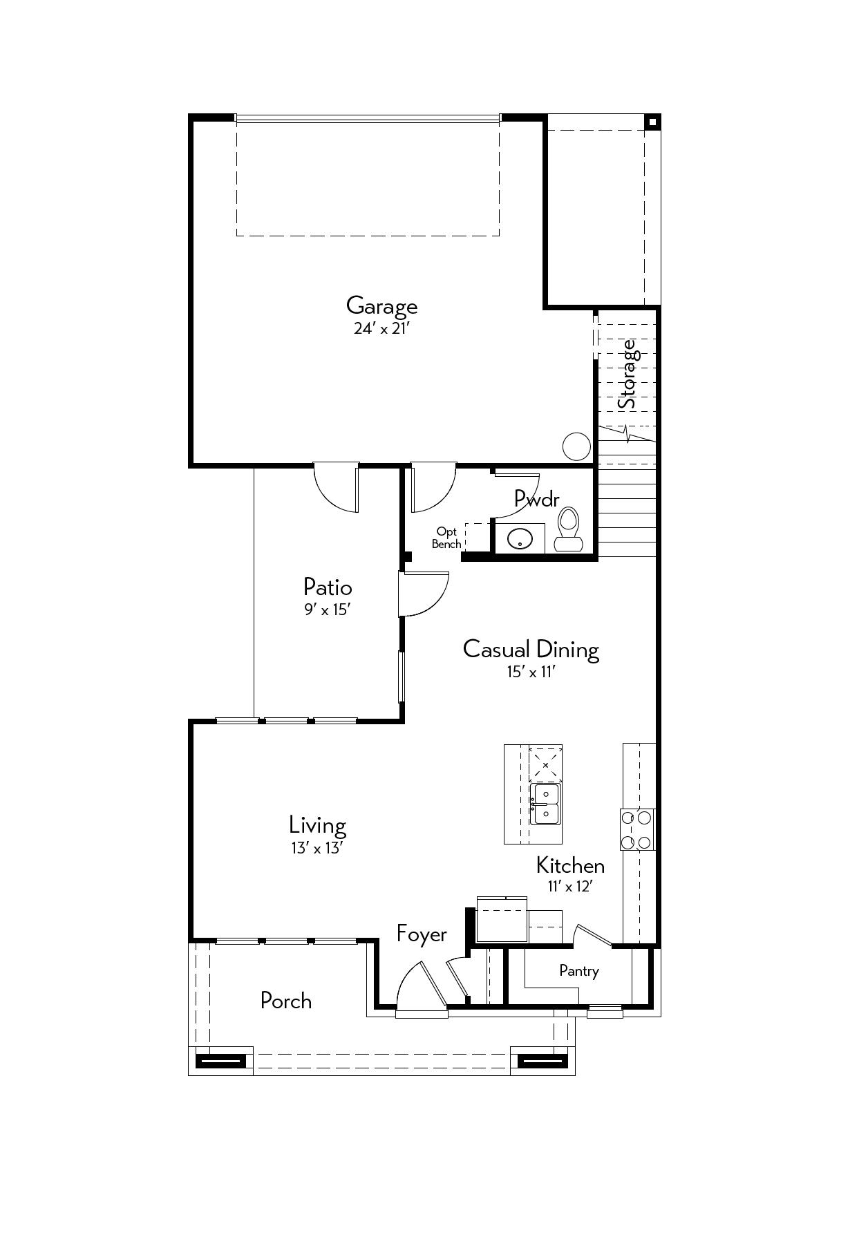 Colorado Floor Plan by Autograph Homes - 1st Floor