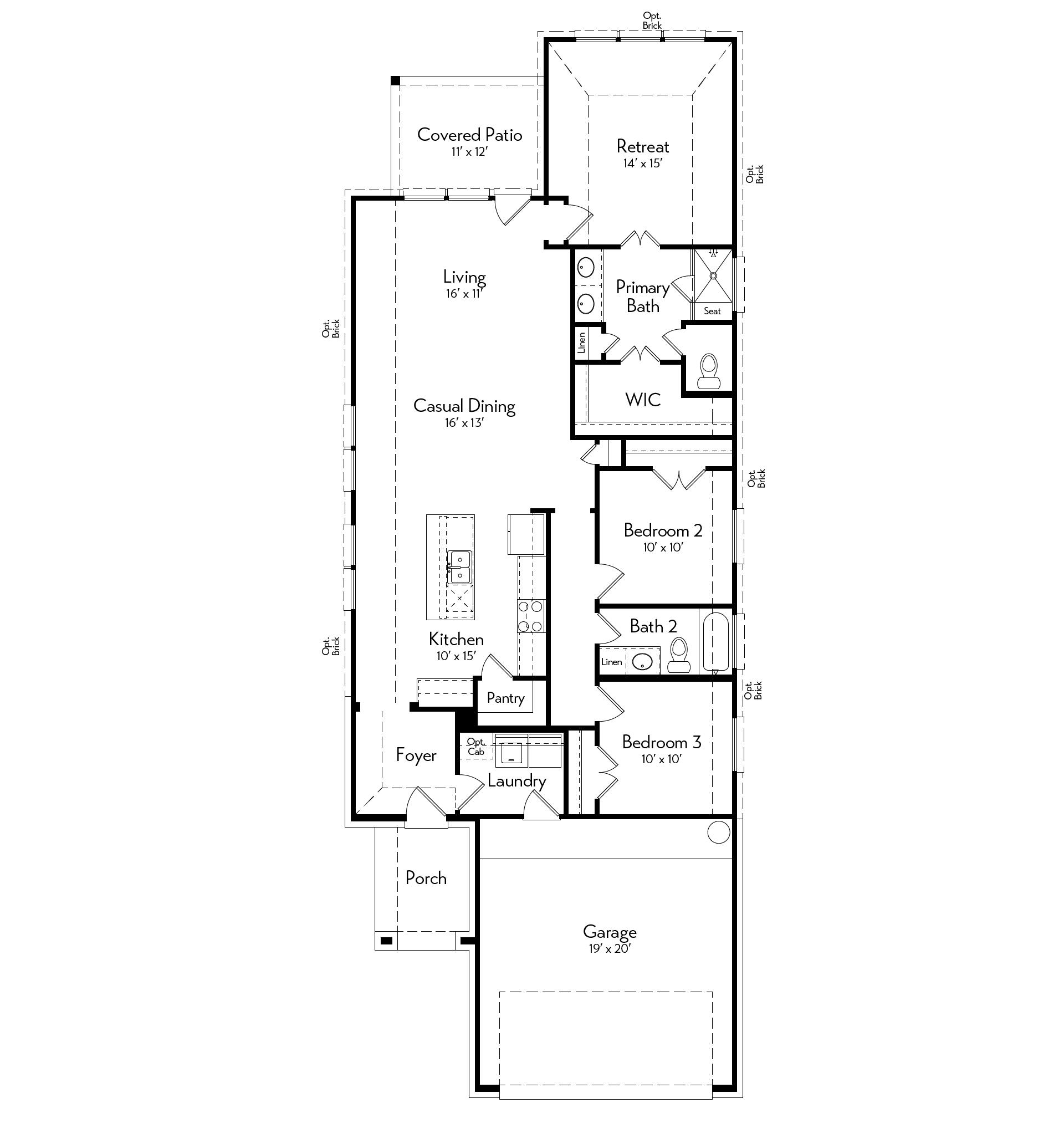Comal Floor Plan by Autograph Homes - 