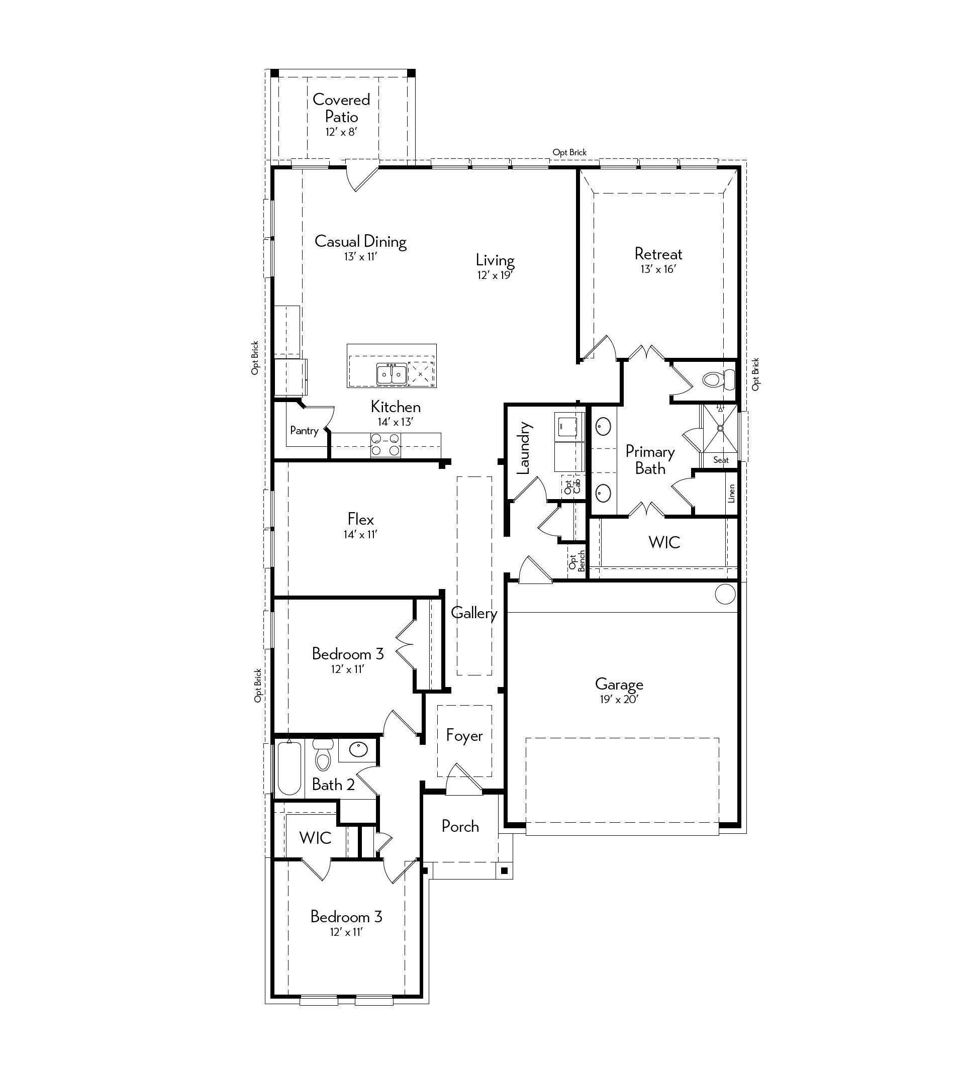 Cypress Floor Plan by Autograph Homes - 