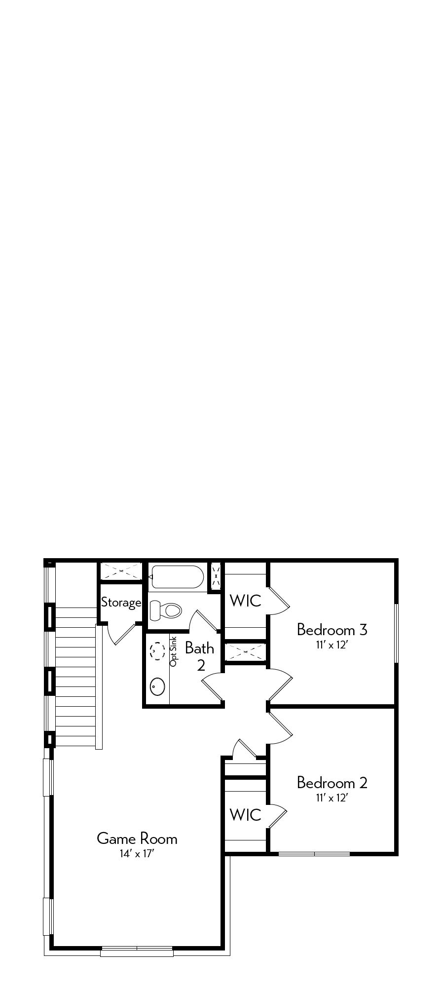 Dahl Floor Plan by Autograph Homes - 2nd Floor