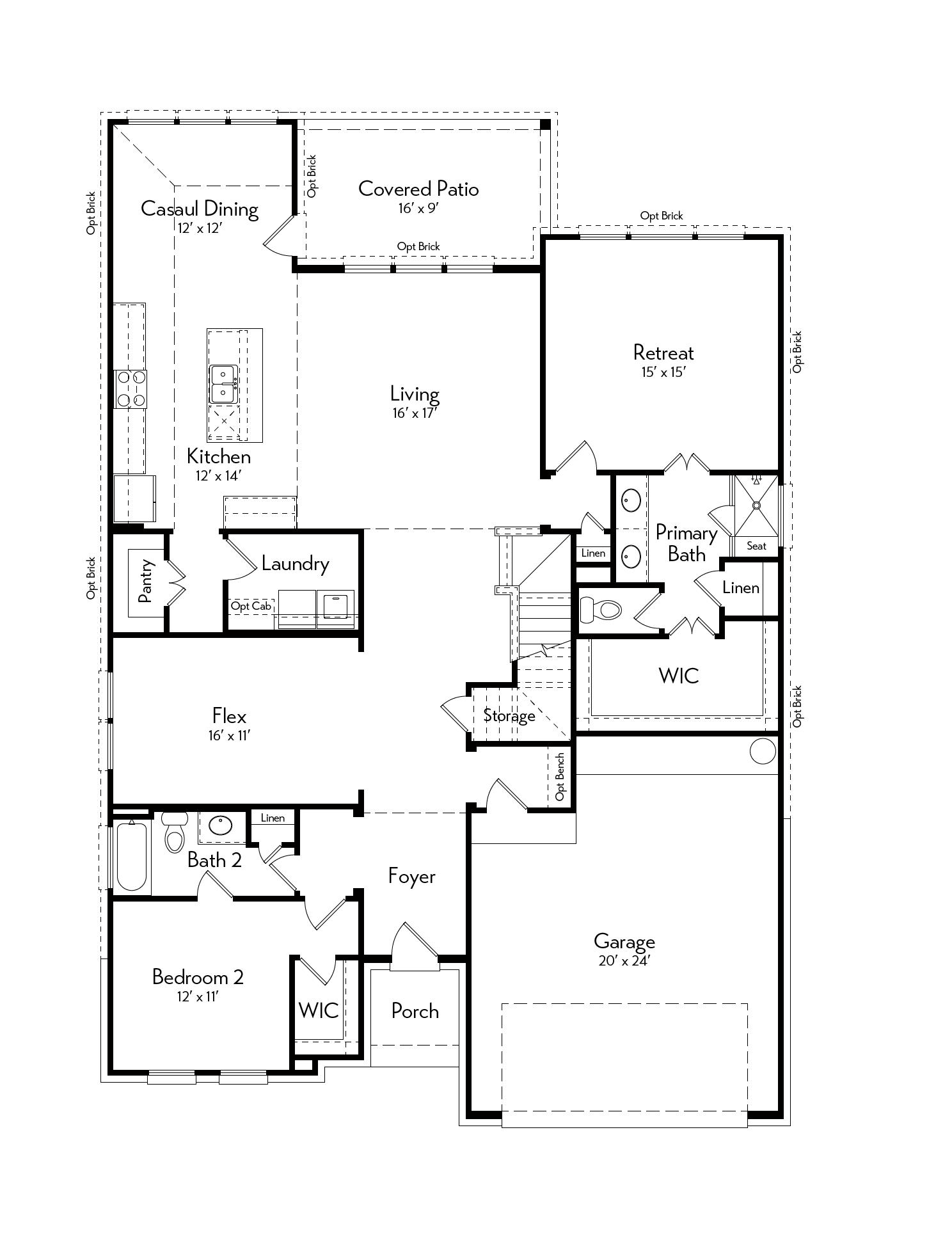 Dawson Floor Plan by Autograph Homes - 1st Floor