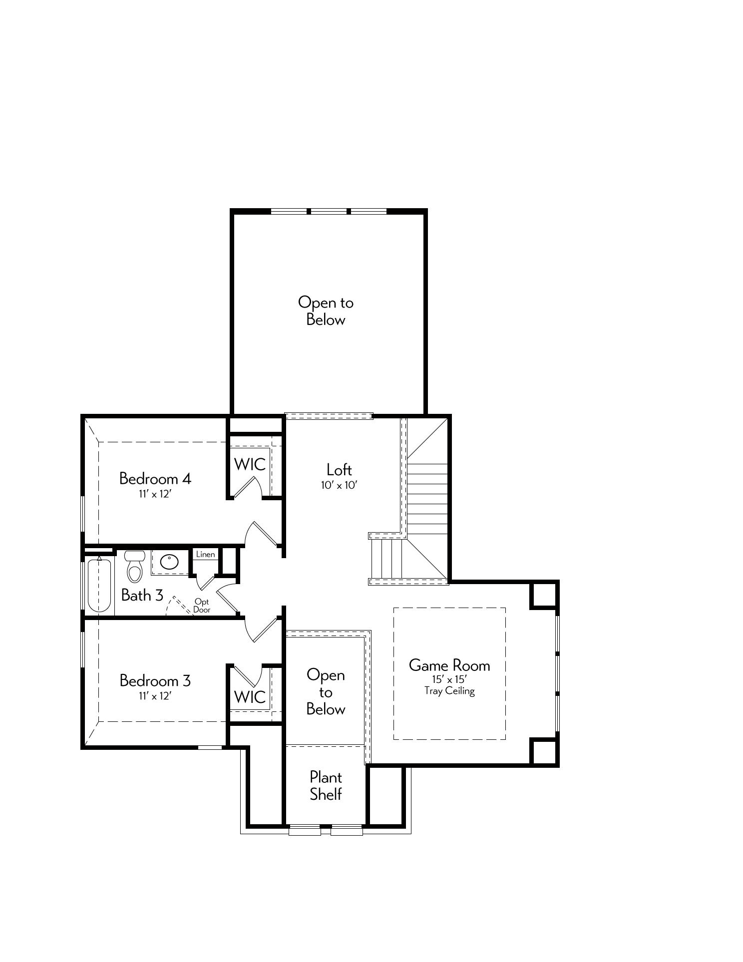 Dawson Floor Plan by Autograph Homes - 2nd Floor