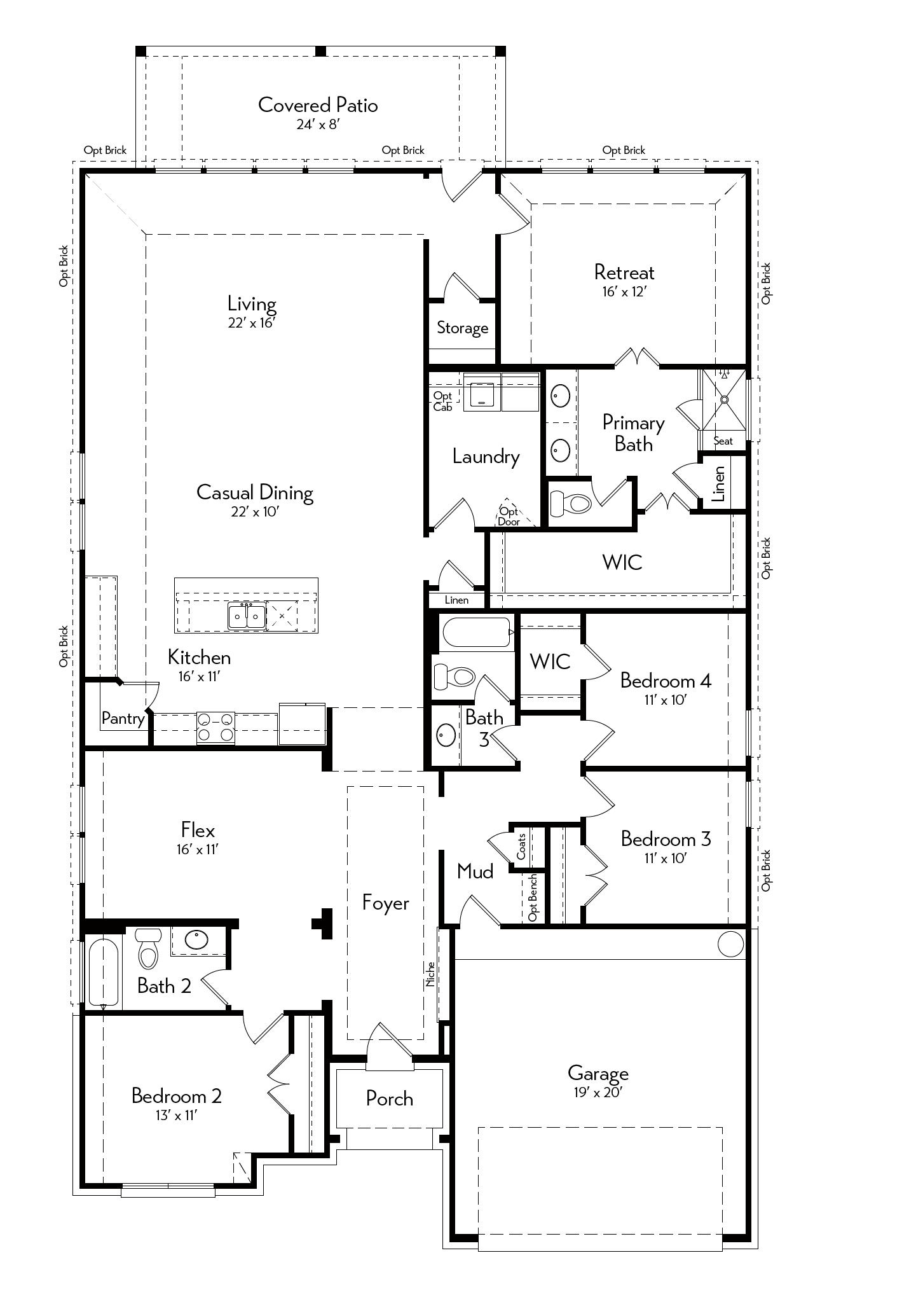 Harding Floor Plan by Autograph Homes - 