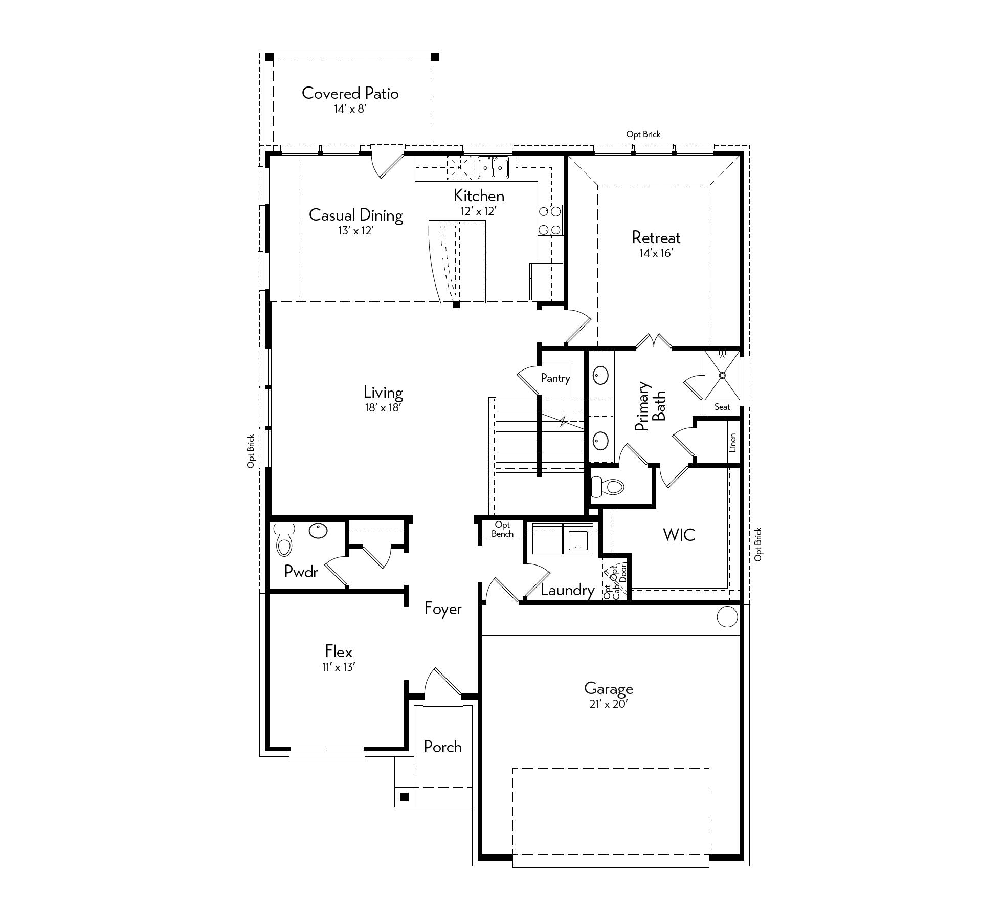 Juniper Floor Plan by Autograph Homes - 1st Floor
