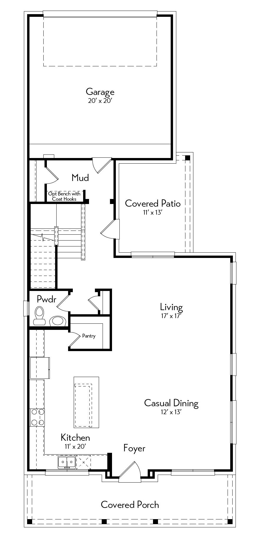 Kipling Floor Plan by Autograph Homes - 1st Floor