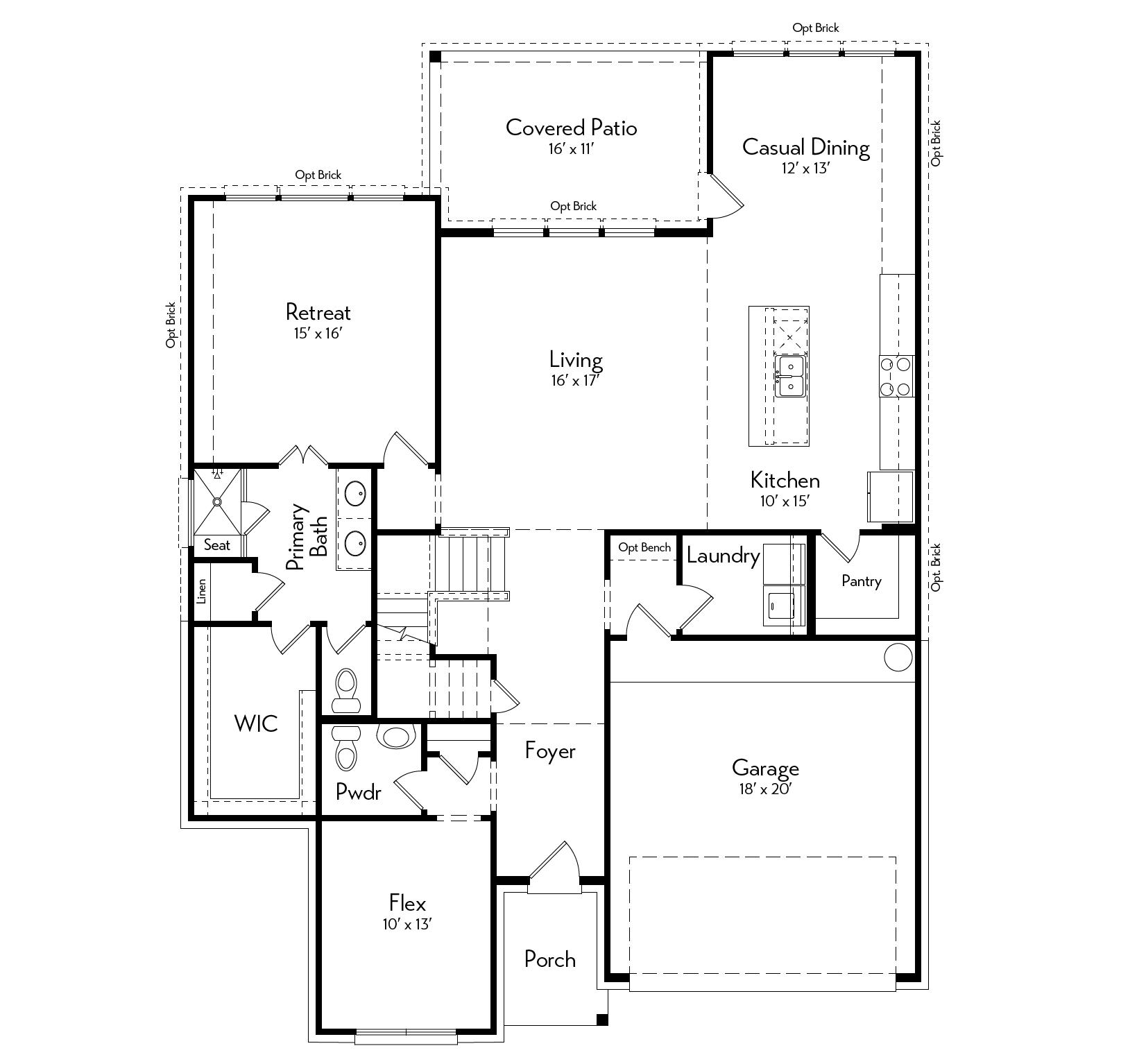Louise Floor Plan by Autograph Homes - 1st Floor