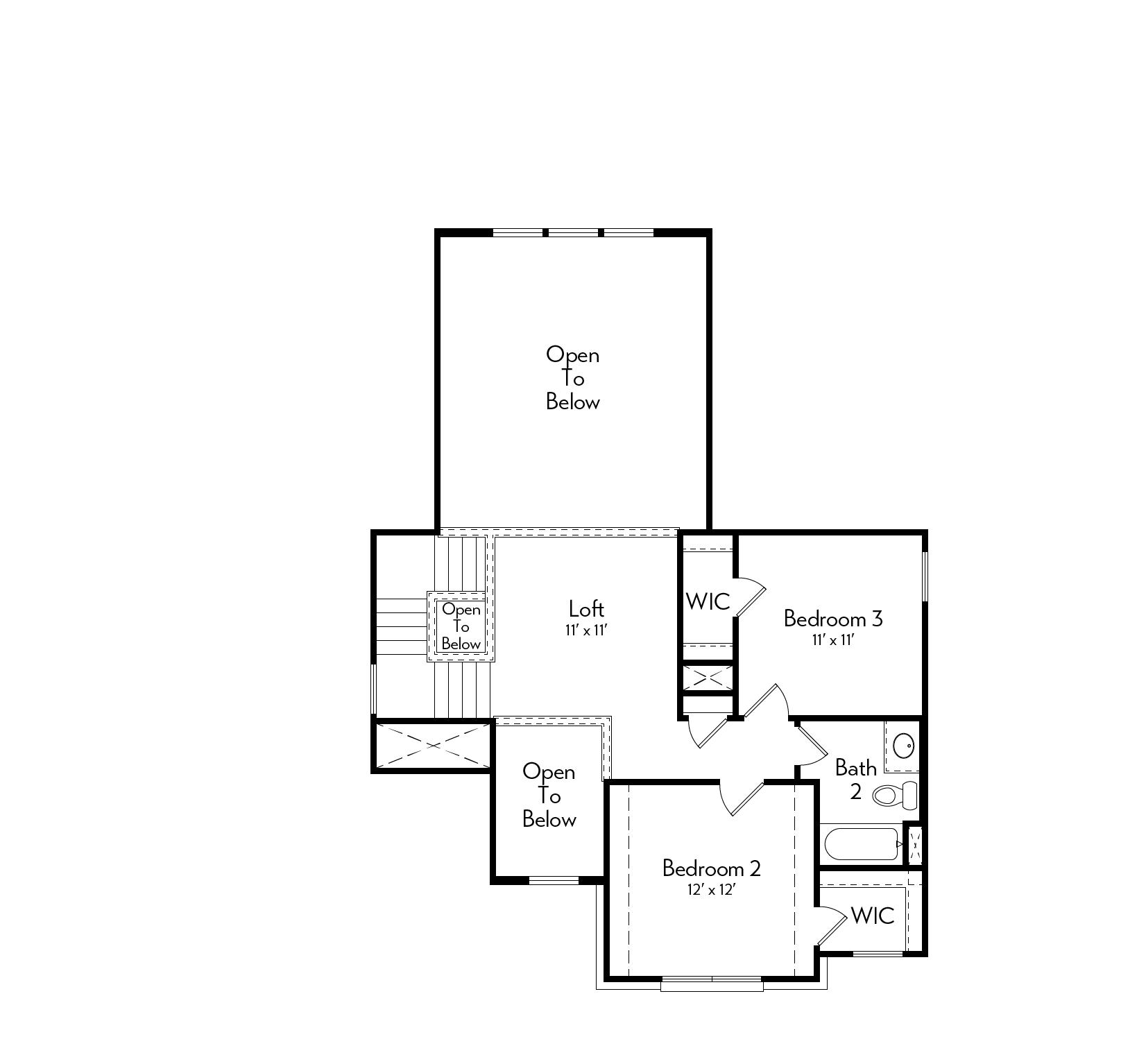 Louise Floor Plan by Autograph Homes - 2nd Floor