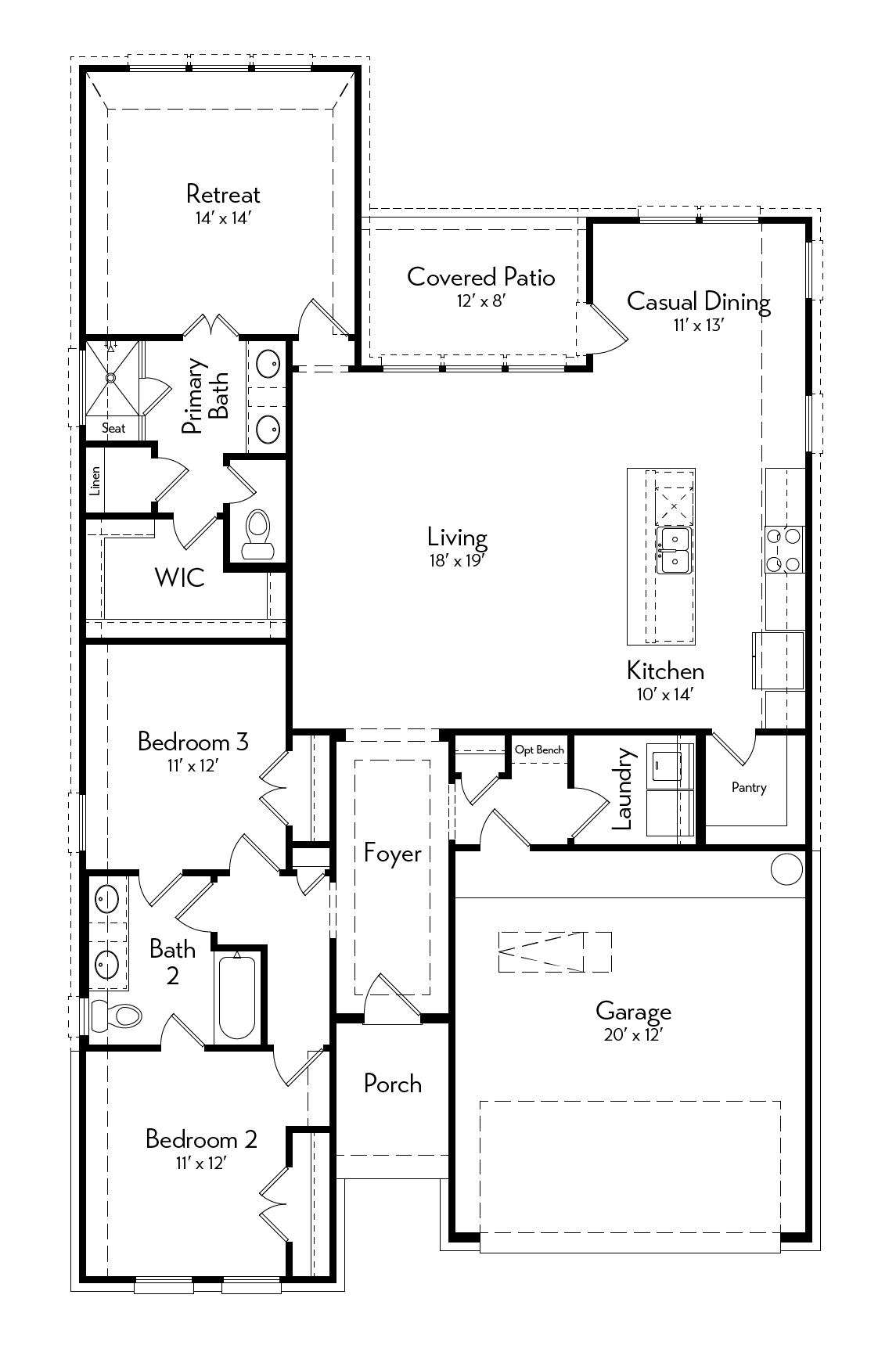 Persimmon Floor Plan by Autograph Homes - 