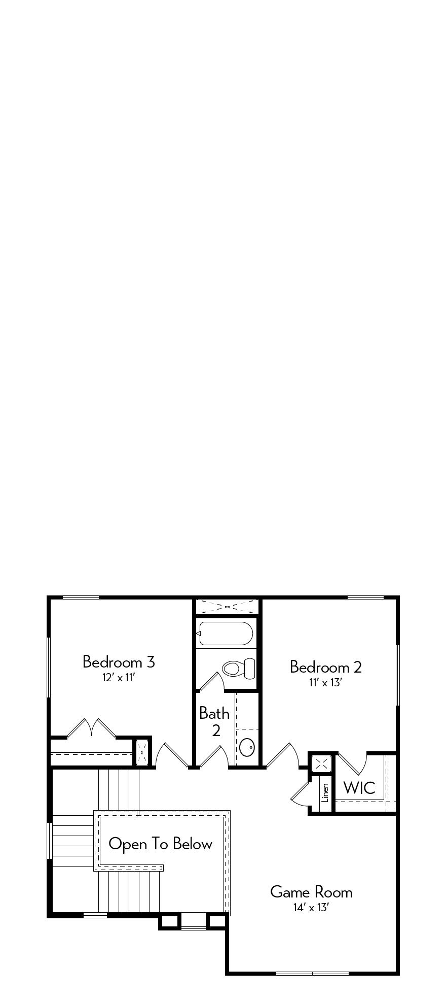 Potter Floor Plan by Autograph Homes - 2nd Floor