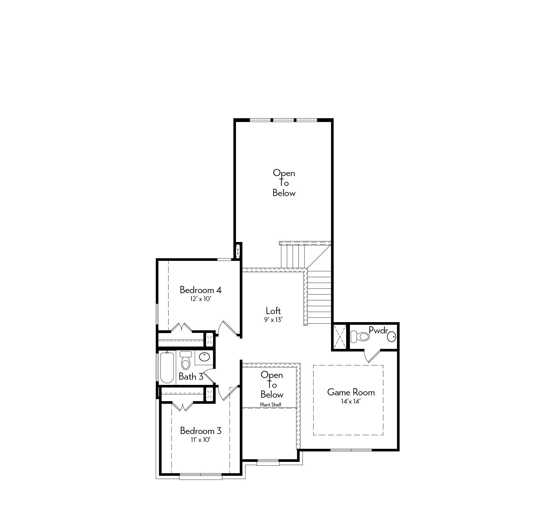 Rosewood Floor Plan by Autograph Homes - 2nd Floor