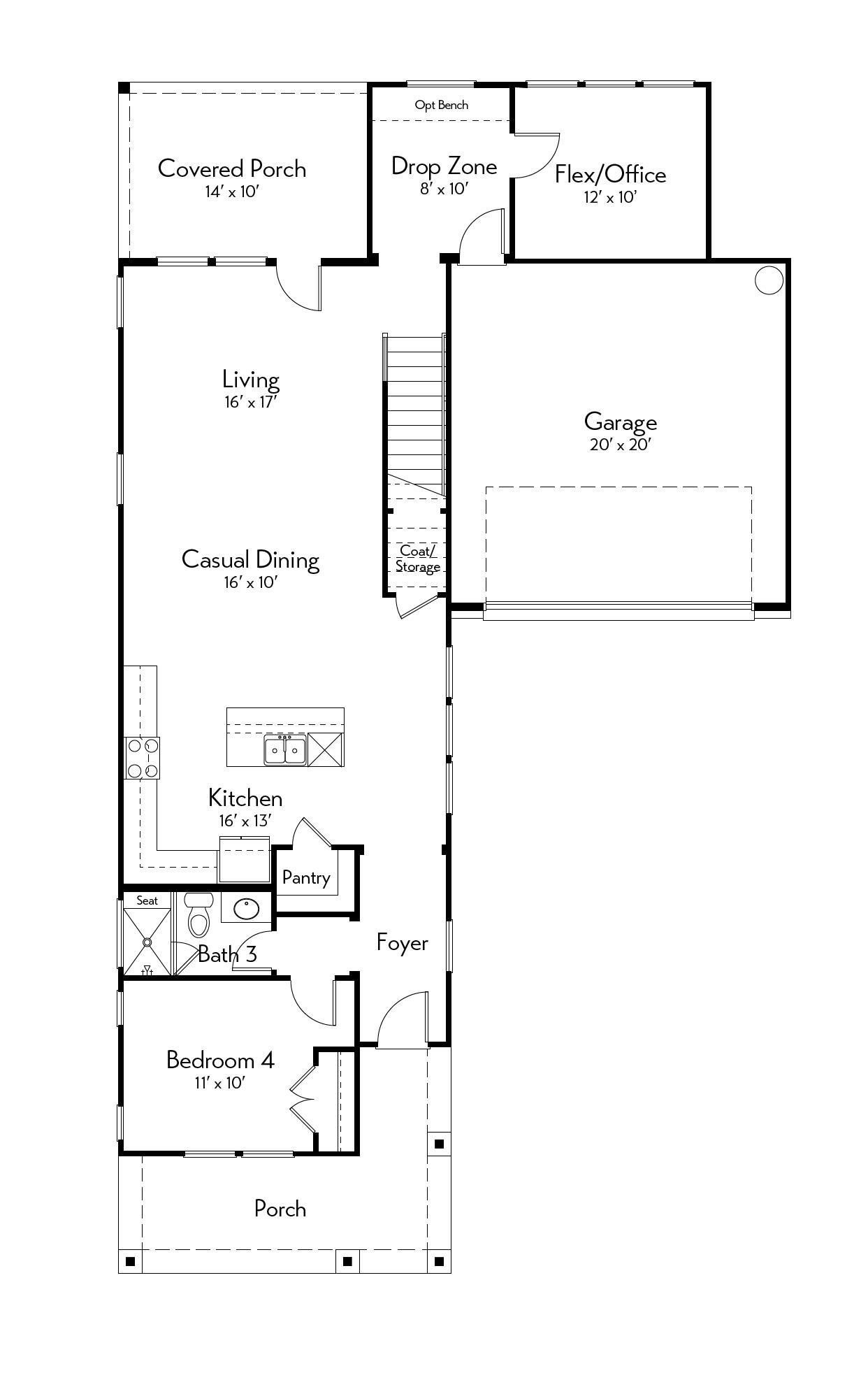 Sabine Floor Plan by Autograph Homes - 2nd Floor