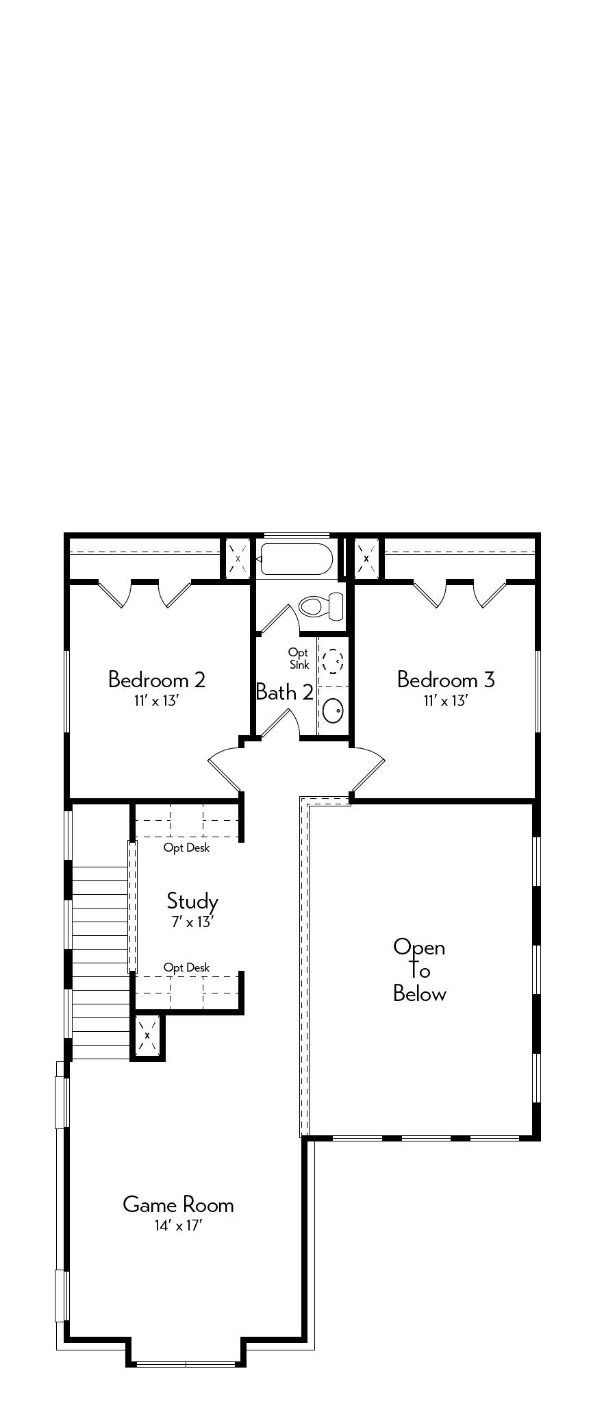 Sendak Floor Plan by Autograph Homes - 2nd Floor