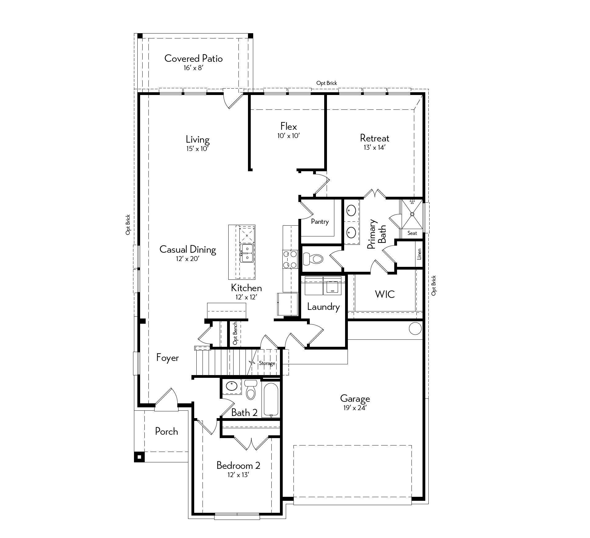 Silverwood Floor Plan by Autograph Homes - 1st Floor