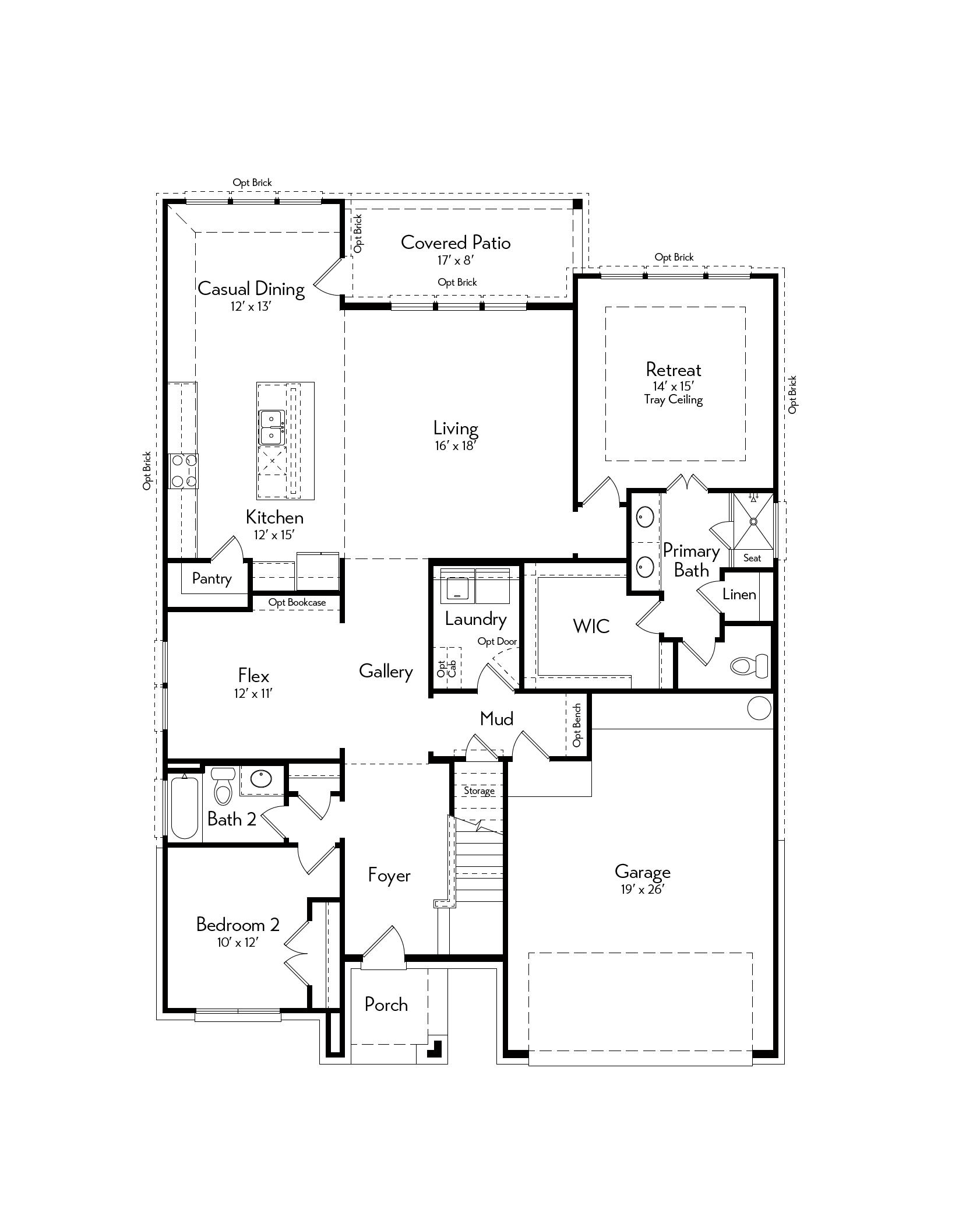 Templeton Floor Plan by Autograph Homes - 1st Floor