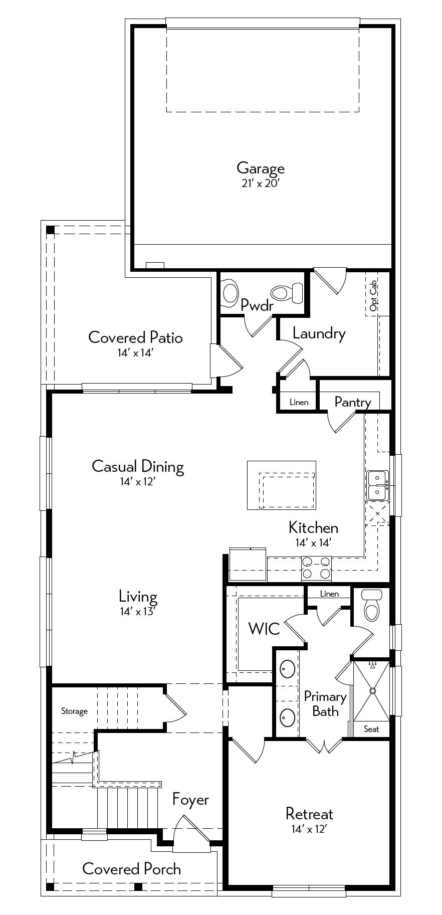 Wilder Floor Plan by Autograph Homes - 1st Floor