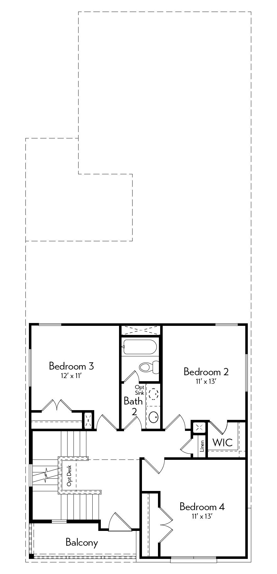 Wilder Floor Plan by Autograph Homes - 2nd Floor